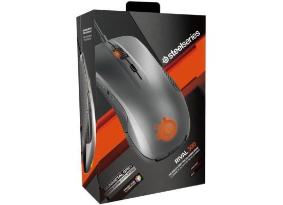SteelSeries Rival 300 Gaming Mouse - Silver